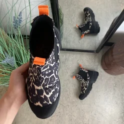 Woden Gummistøvler|Sko Med Ekstra Svangstøtte*Leopard gummistøvle med svangstøtte