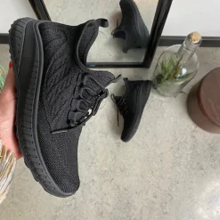 Sygeplejebutikken Knyster - Hallux Valgus|Sommersko Dame*Letvægts sort slip-on sko