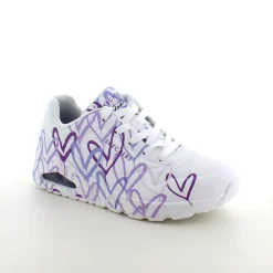 Skechers Sko På Tilbud*Lilla farvede hjerte sko fra