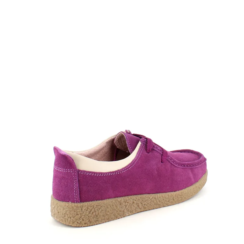 Sygeplejebutikken Sko På Tilbud*Lilla ruskindssko med rågummisål