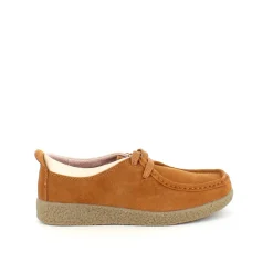 Sygeplejebutikken Sko På Tilbud*Lys brun ruskindssko med rågummisål