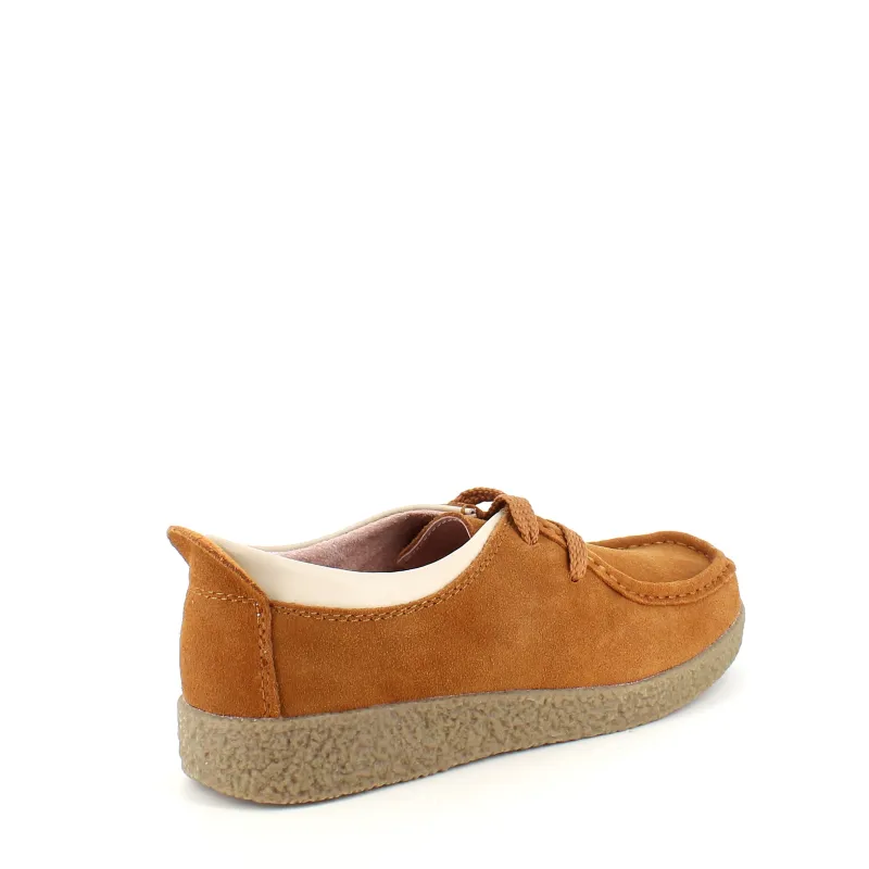 Sygeplejebutikken Sko På Tilbud*Lys brun ruskindssko med rågummisål