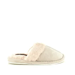 Sygeplejebutikken Hjemmesko|Sko På Tilbud*Lys grøn hjemmesko med synlig pelskant