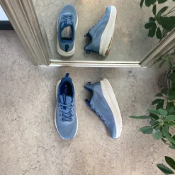 Sygeplejebutikken Sommersko Dame|Overgangssko*Lyseblå åndbar sko med god bredde