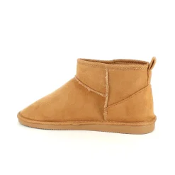 Sygeplejebutikken Sko På Tilbud*Lysebrun bamsestøvle med blødt foer og kort skaft