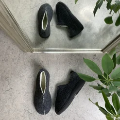 Sygeplejebutikken Hjemmesko|Sko På Tilbud*Meget blød og behagelig mørkegrå hjemmesko