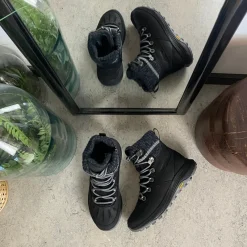 Merrell Kort Støvle Dame|Vinterstøvler Damer*termostøvler med isolering i sort