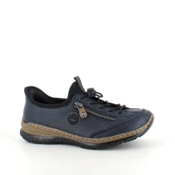 Rieker Diabetes Fødder|Sommersko Dame*Mørkeblå slip-on sneakers