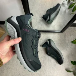 CMP Knyster - Hallux Valgus|Diabetes Fødder*Mørkegrå, vandtætte vandresko fra med Boa-lukning