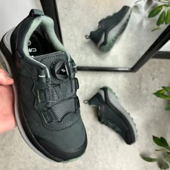 CMP Knyster - Hallux Valgus|Diabetes Fødder*Mørkegrå, vandtætte vandresko fra med Boa-lukning