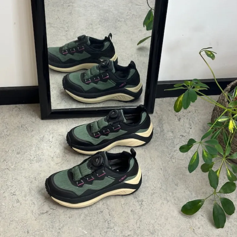 CMP Knyster - Hallux Valgus|Diabetes Fødder*Mørkegrønne, vandtætte vandresko fra med Boa-lukning