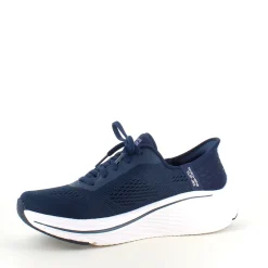 Skechers Knyster - Hallux Valgus|Leddegigt*Navy Slip-ins fra med snørre og Max Cushion bund