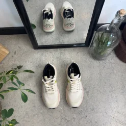 Endurance Sommersko Dame|Hvide Sneakers Dame*Åndbare Comfortfit sneakers med rosa detaljer