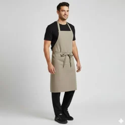 Nybo Workwear Hjælpemidler Til Køkkenet*Nybo Khaki Unisex New Nordic Kuskeforklæde, Justerbar, Store Lommer