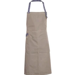 Nybo Workwear Hjælpemidler Til Køkkenet*Nybo Khaki/Denimblå Unisex New Nordic Kuskeforklæde, Justerbar, 3D-Lommer