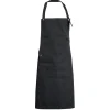 Nybo Workwear Hjælpemidler Til Køkkenet*Nybo Sort Unisex New Nordic Kuskeforklæde, Justerbar, 3D-lommer