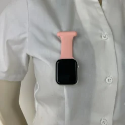 Sygeplejebutikken Silikonesygeplejeure|Gaver Til Sundhedspersonalet*Pink sygepleje silikonerem til Apple Watch