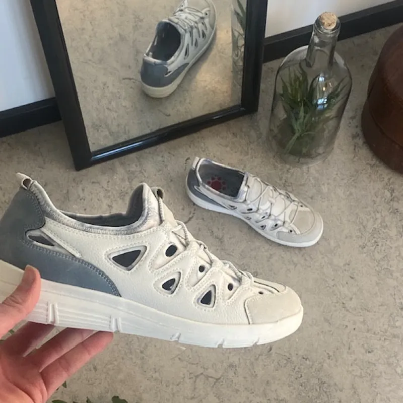 Sygeplejebutikken Sko Til Ældre|Følsomme Fødder*Relife sko – Offwhite | Blød, let og moderne komfort