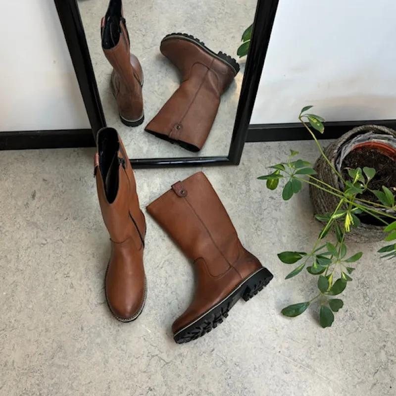 Remonte Vinterstøvler Damer|Sko På Tilbud*vinterstøvle med højt skaft og varmt for