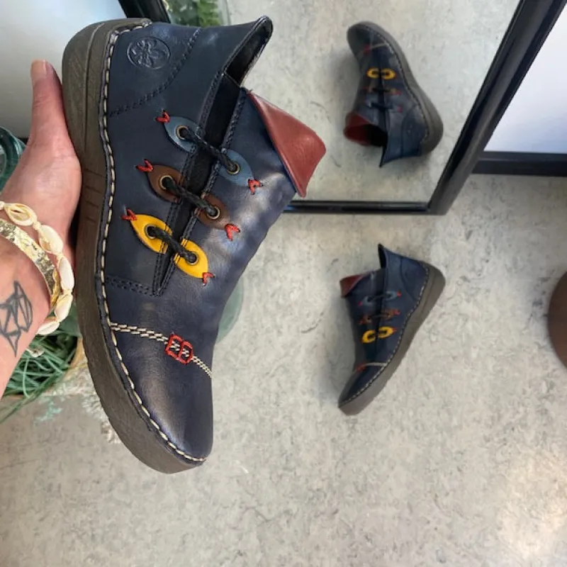 Rieker Kort Støvle Dame|Vinterstøvler Damer*støvle til dame i blå