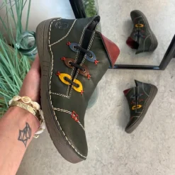 Rieker Kort Støvle Dame|Grønne Støvler*støvle til dame i grøn