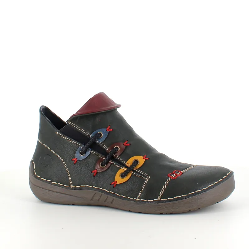 Rieker Kort Støvle Dame|Grønne Støvler*støvle til dame i grøn