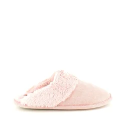 Sygeplejebutikken Hjemmesko|Sko På Tilbud*Rosa hjemmesko med synlig pelskant