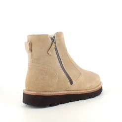 Green Comfort Kort Støvle Dame|Vinterstøvler Damer*Ruskindsstøvle med EnergySole™, uldfor, dobbelt lynlås & ekstra rummelig H-pasform