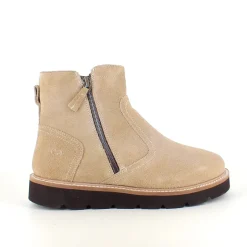 Green Comfort Kort Støvle Dame|Vinterstøvler Damer*Ruskindsstøvle med EnergySole™, uldfor, dobbelt lynlås & ekstra rummelig H-pasform