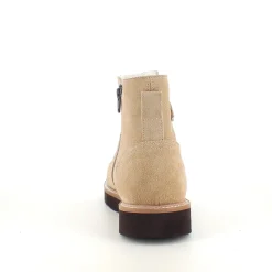 Green Comfort Kort Støvle Dame|Vinterstøvler Damer*Ruskindsstøvle med EnergySole™, uldfor, dobbelt lynlås & ekstra rummelig H-pasform