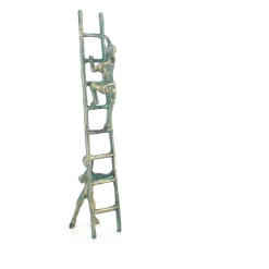 Speedtsberg Gaver Til Sundhedspersonalet*Sammen kan vi nå alt, jernfigur 25cm Bronzefarvet