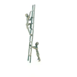 Speedtsberg Gaver Til Sundhedspersonalet*Sammen kan vi nå alt, jernfigur 25cm Bronzefarvet