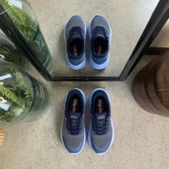 Skechers Hælsporer|Slip On Sko*slip-in sko i blå med Max Cushion