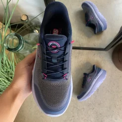 Skechers Hælsporer|Slip On Sko*slip-in sko i blå med Max Cushion