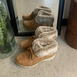 Skechers Kort Støvle Dame|Vinterstøvler Damer*slip-in vinterstøvle med let for