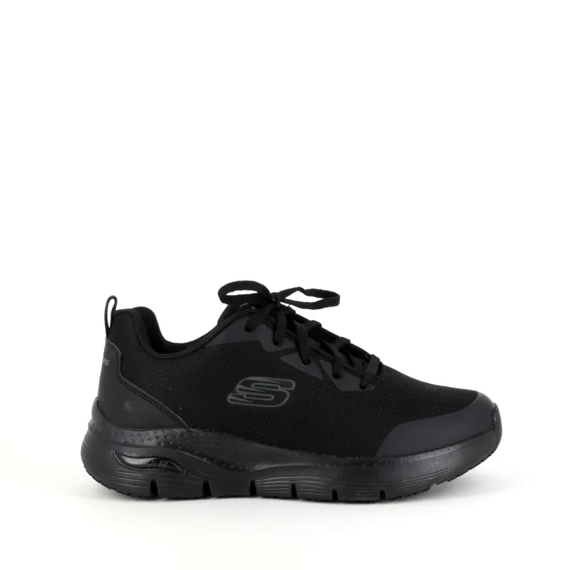 Skechers Leddegigt|Hælsporer*Work sko med svangstøtte og skridhæmmende sål