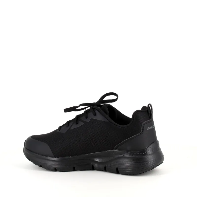 Skechers Leddegigt|Hælsporer*Work sko med svangstøtte og skridhæmmende sål