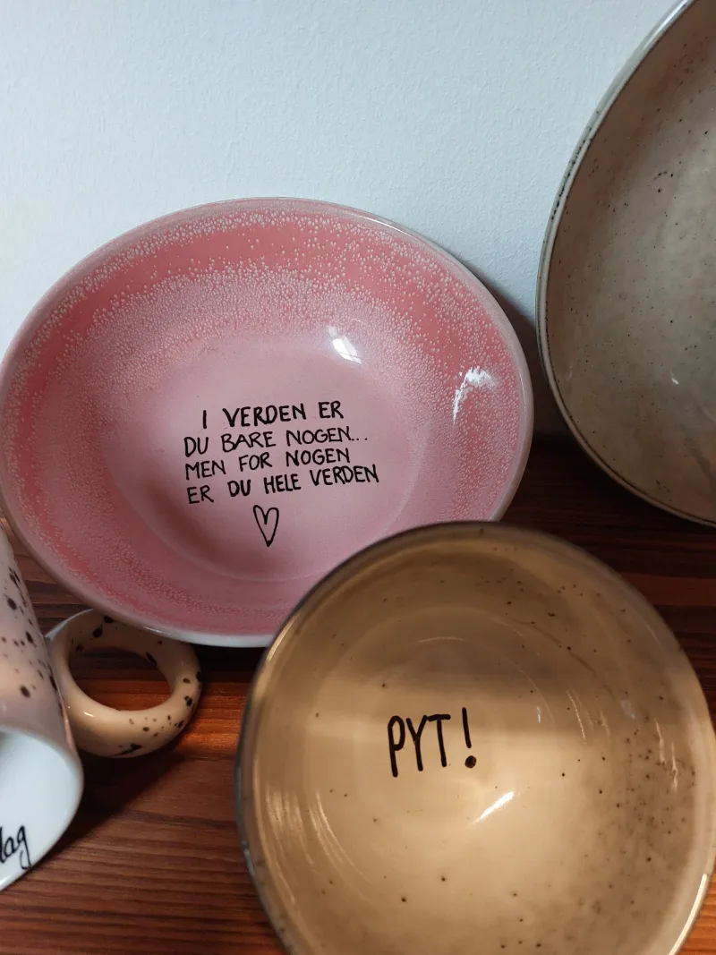 Sygeplejebutikken Gaver Til Sundhedspersonalet*Skål, brun 7xø13 cm