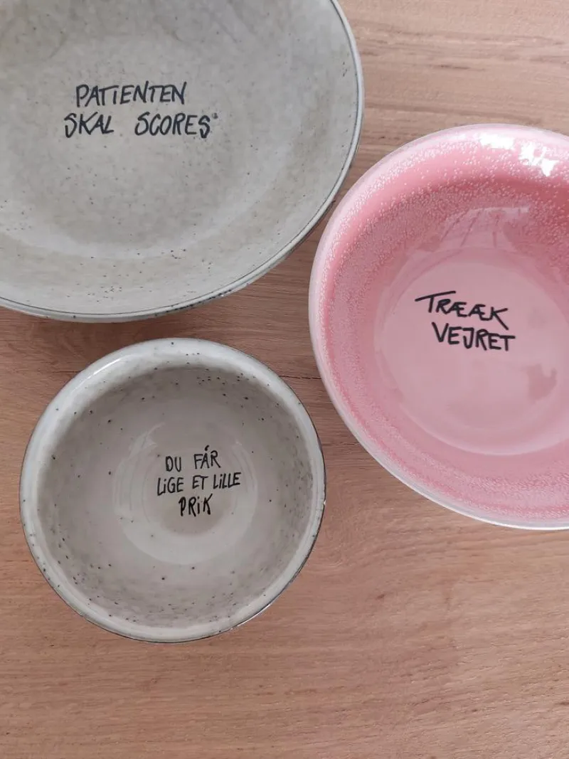 Sygeplejebutikken Gaver Til Sundhedspersonalet*Skål, grøn 7xø13 cm