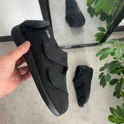 OrtoMed sko Knyster - Hallux Valgus|Hjemmesko*Sko med velcro og bred pasform og regulerbar hælrem