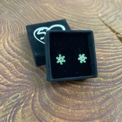 Sygeplejebutikken Gaver Til Sundhedspersonalet|Smykker*Snefnug øreringe i sølvtone