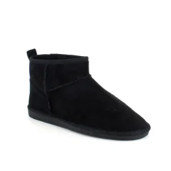 Sygeplejebutikken Sko På Tilbud*Sort bamsestøvle med blødt foer og kort skaft