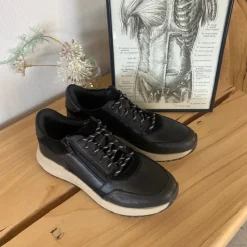 Green Comfort Hælsporer|Platfodet*Sort sko med dobbelt lukning