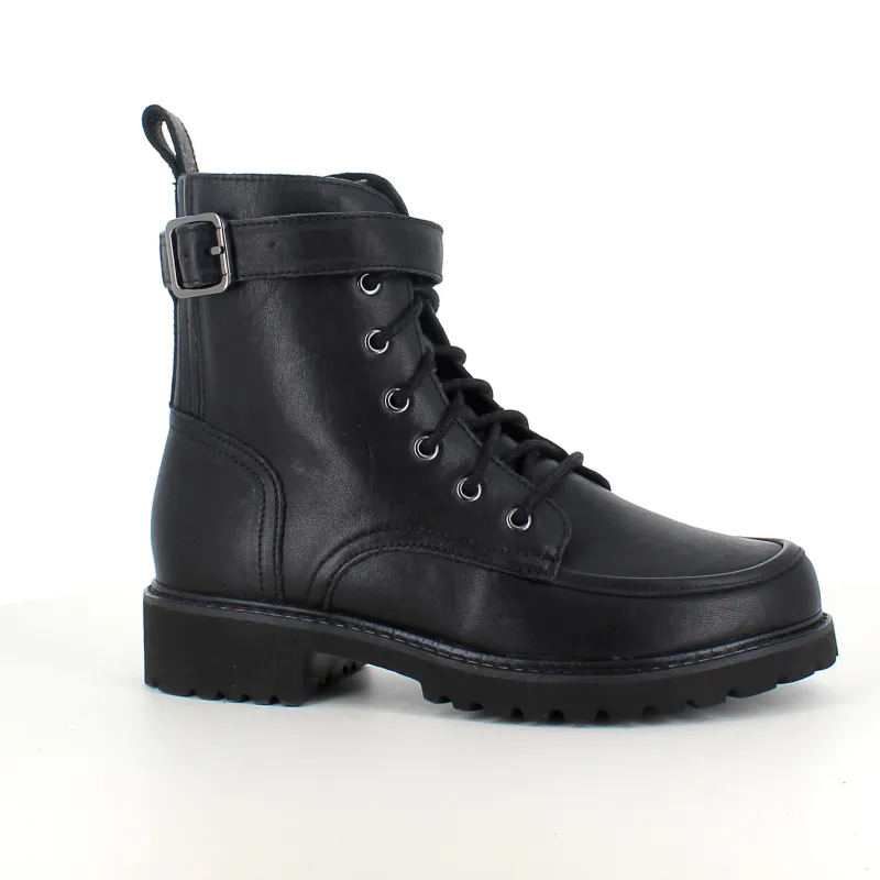 Green Comfort Vinterstøvler Damer*Sort snørestøvle med spænde