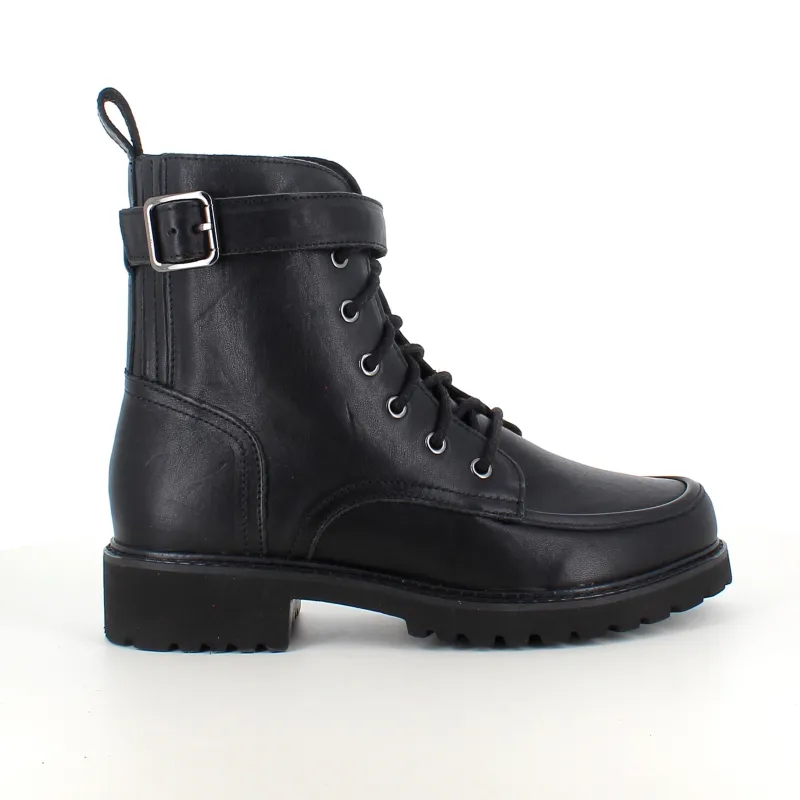 Green Comfort Vinterstøvler Damer*Sort snørestøvle med spænde