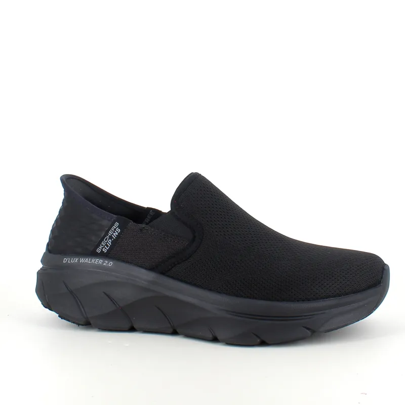 Skechers Benlængdeforskel|Knyster - Hallux Valgus*Sort herre slip-in sko fra