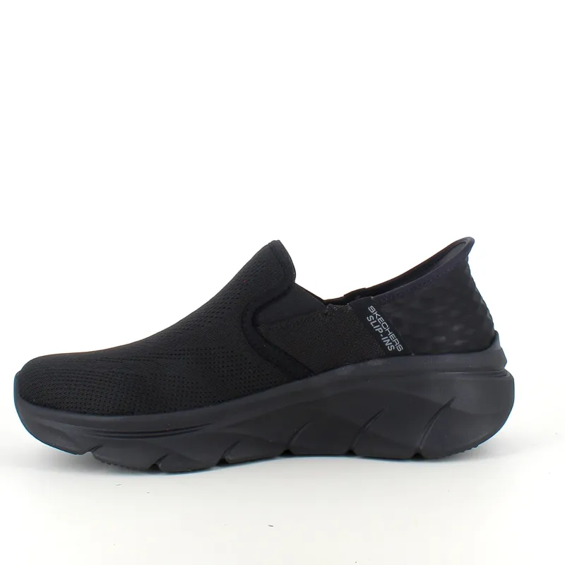 Skechers Benlængdeforskel|Knyster - Hallux Valgus*Sort herre slip-in sko fra