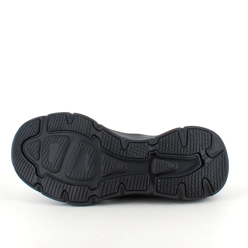 Skechers Benlængdeforskel|Knyster - Hallux Valgus*Sort herre slip-in sko fra