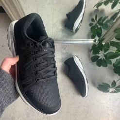 MBT Leddegigt|Hælsporer*Sort letvægts sko fra