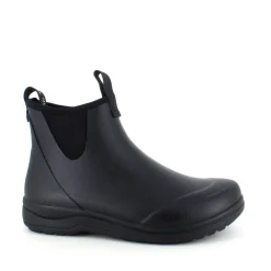 Green Comfort Overgangssko|Sko Til Brede Fødder Og Høj Vrist*Sort luksus gummistøvle med svangstøtte fra